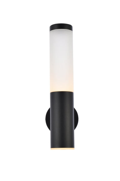 Elegant Lighting - LDOD4020BK - LED Outdoor Wall Lamp - Raine - Black