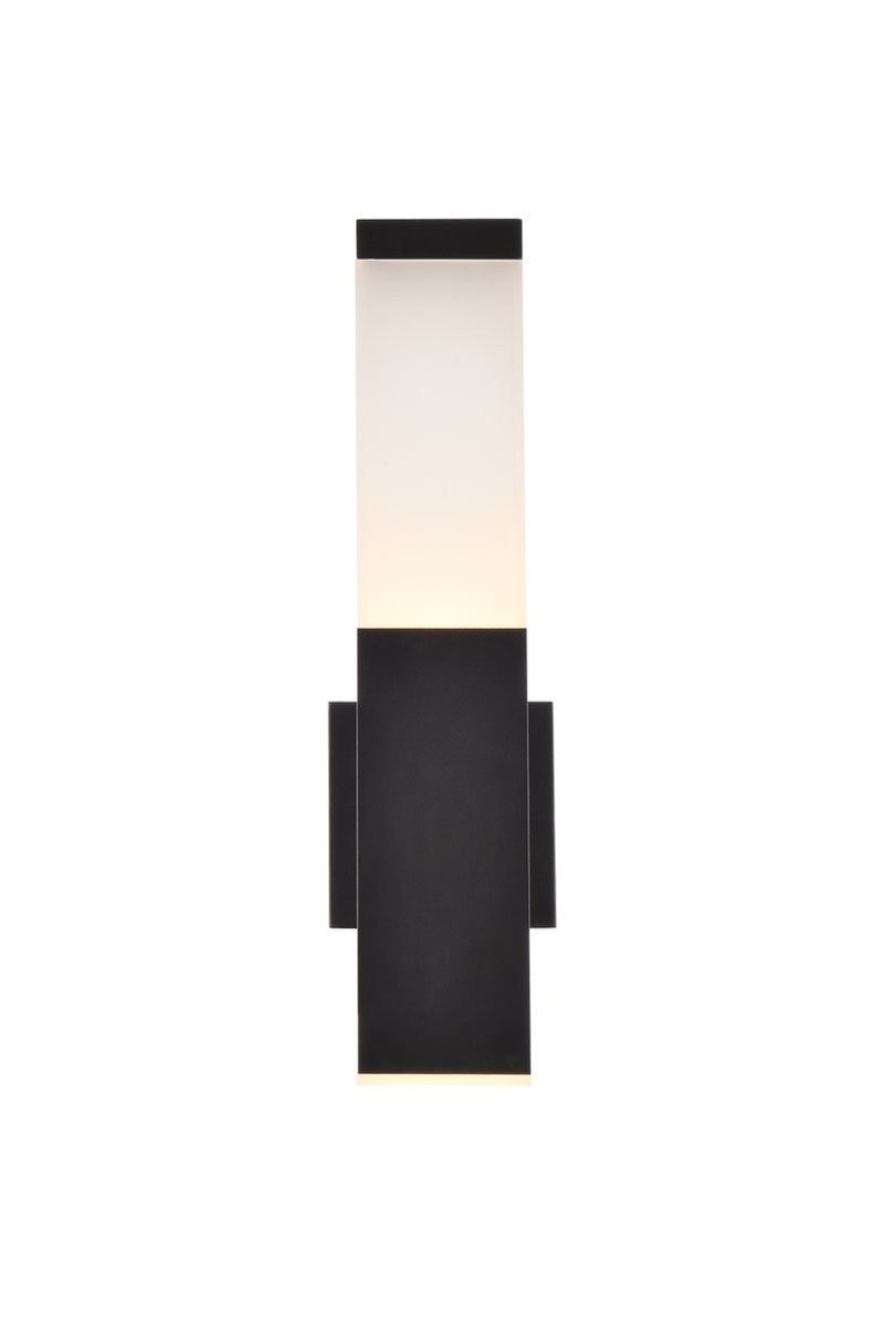 Elegant Lighting - LDOD4021BK - LED Outdoor Wall Lamp - Raine - Black