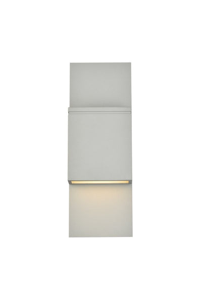 Elegant Lighting - LDOD4024S - LED Outdoor Wall Lamp - Raine - Silver