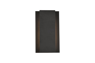 Elegant Lighting - LDOD4033BK - LED Outdoor Wall Lamp - Raine - Black