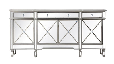 Elegant Lighting - MF6-2111SC - Credenza - Contempo - Silver