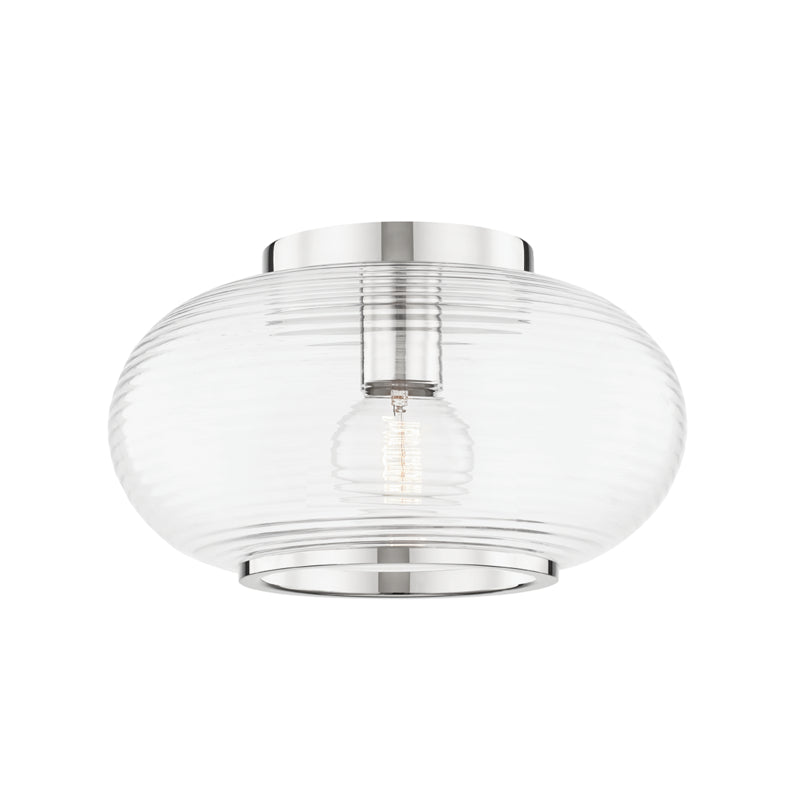 Mitzi - H418501-PN - One Light Flush Mount - Maggie - Polished Nickel