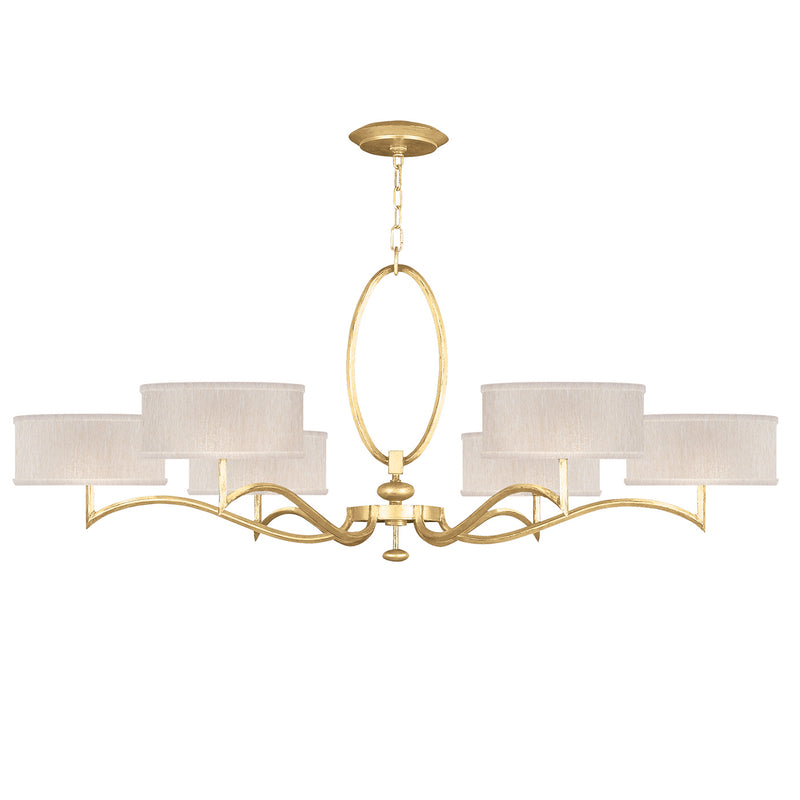 Fine Art - 771740-SF33 - Six Light Chandelier - Allegretto - Gold Leaf