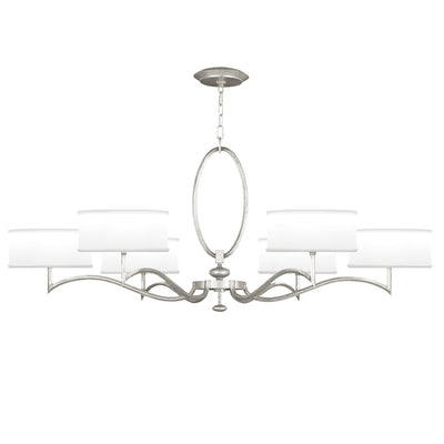 Fine Art - 771740-SF41 - Six Light Chandelier - Allegretto - Silver Leaf