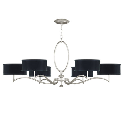 Fine Art - 771740-SF42 - Six Light Chandelier - Allegretto - Silver Leaf