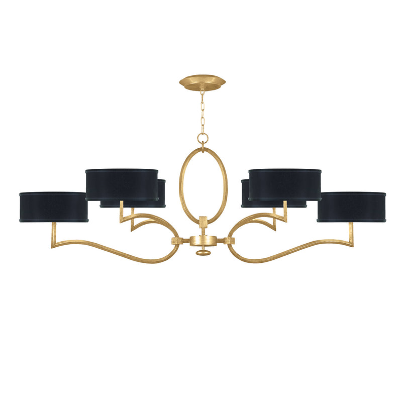 Fine Art - 780040-SF34 - Six Light Chandelier - Allegretto - Gold Leaf