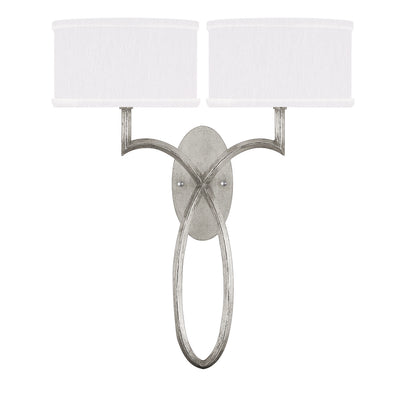 Fine Art - 784750-SF41 - Two Light Wall Sconce - Allegretto - Silver Leaf