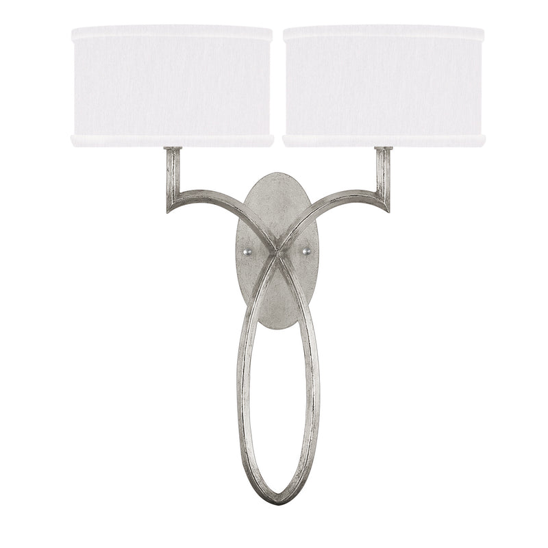 Fine Art - 784750-SF41 - Two Light Wall Sconce - Allegretto - Silver Leaf