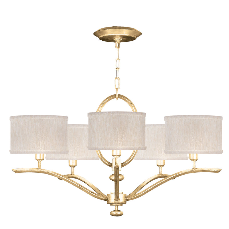 Fine Art - 785440-SF33 - Five Light Chandelier - Allegretto - Gold Leaf