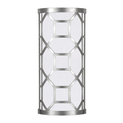 Fine Art - 816850-SF41 - Two Light Wall Sconce - Allegretto - Silver Leaf