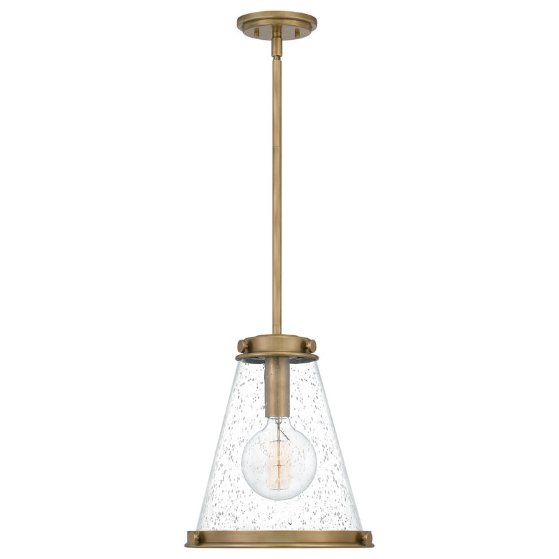 Quoizel - QP5260WS - One Light Mini Pendant - Bristol - Weathered Brass