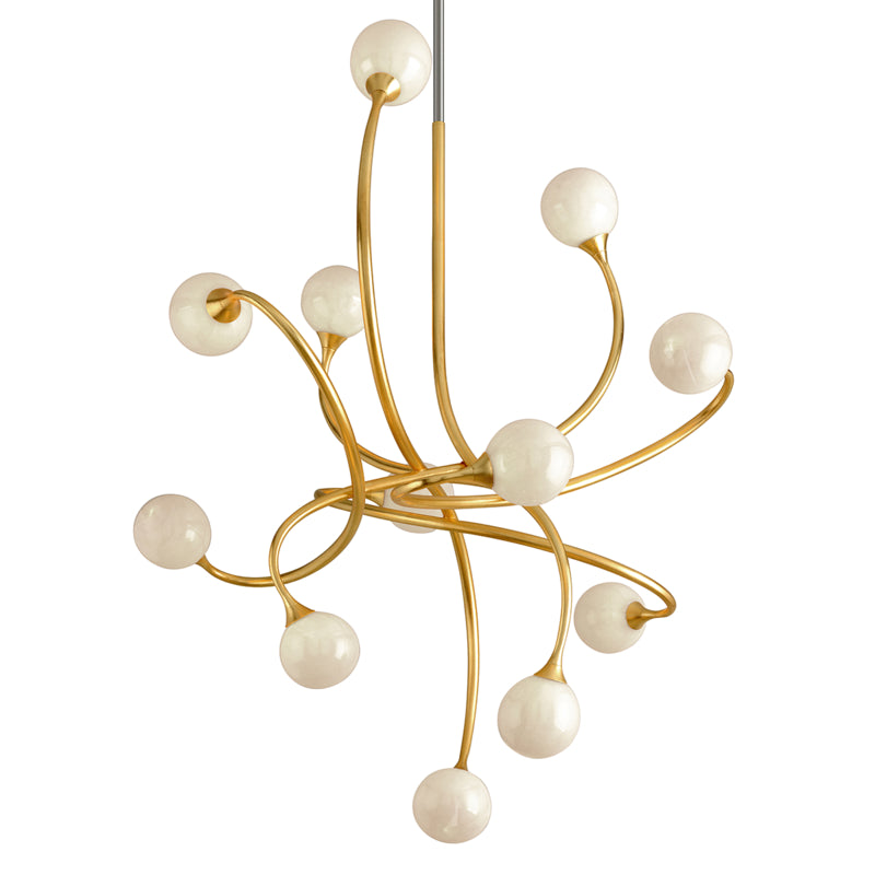 Corbett Lighting - 294-012 - LED Chandelier - Signature - Gold Leaf