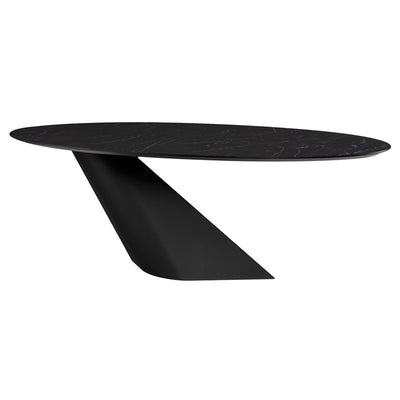 Nuevo - HGNE278 - Dining Table - Oblo - Black