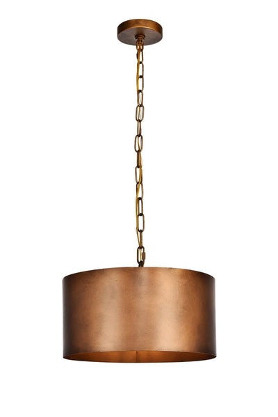 Elegant Lighting - LD6015D15BR - One Light Pendant - Miro - Manual Brass