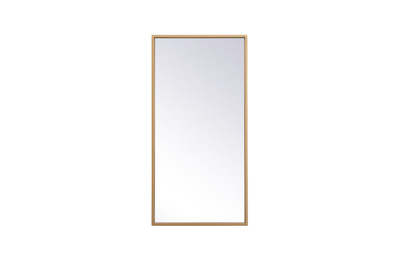 Elegant Lighting - MR41428BR - Mirror - Monet - Brass