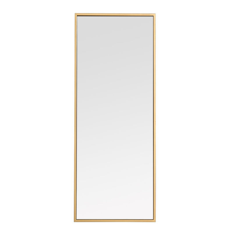 Elegant Lighting - MR41436BR - Mirror - Monet - Brass