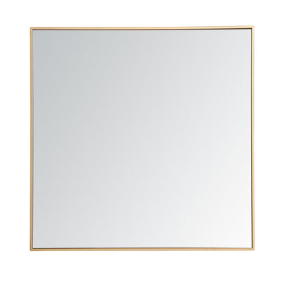 Elegant Lighting - MR43636BR - Mirror - Monet - Brass