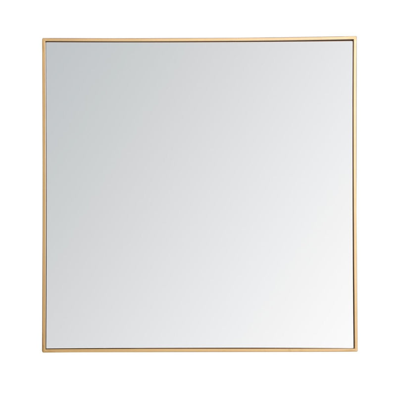 Elegant Lighting - MR43636BR - Mirror - Monet - Brass