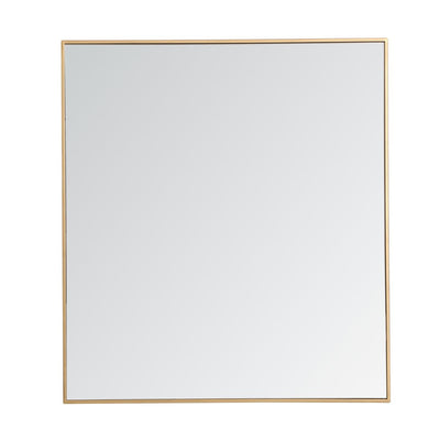 Elegant Lighting - MR43640BR - Mirror - Monet - Brass