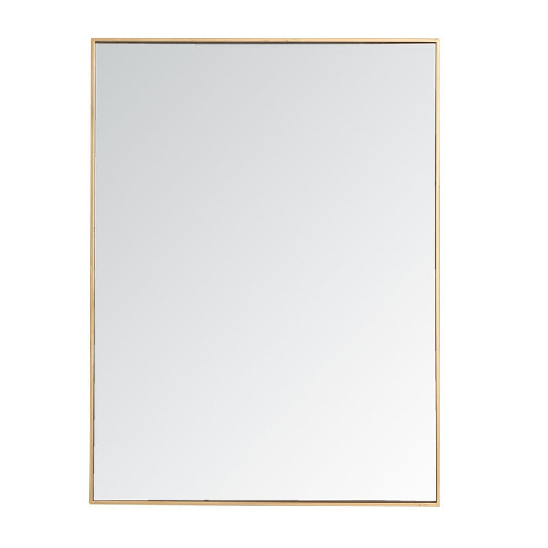 Elegant Lighting - MR43648BR - Mirror - Monet - Brass