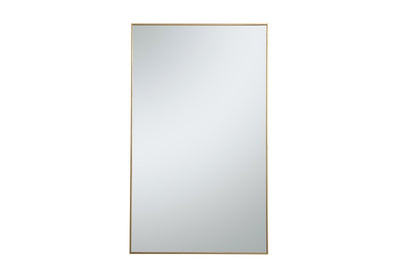 Elegant Lighting - MR43672BR - Mirror - Monet - Brass