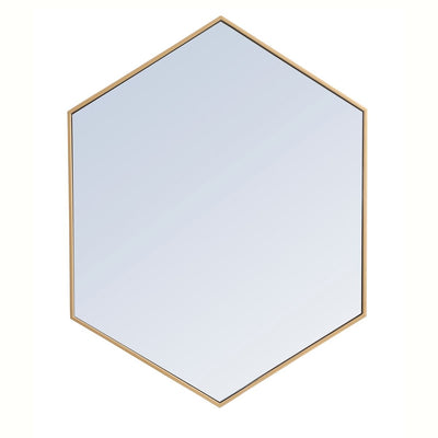 Elegant Lighting - MR4430BR - Mirror - Decker - Brass