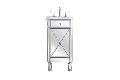 Elegant Lighting - VF11019SL - Single Bathroom Vanity Set - Camille - Antique Silver