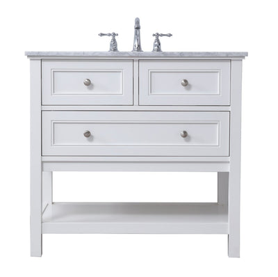 Elegant Lighting - VF27036WH - Single Bathroom Vanity Set - Metropolis - White