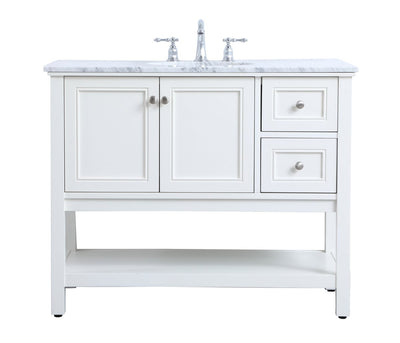 Elegant Lighting - VF27042WH - Single Bathroom Vanity Set - Metropolis - White