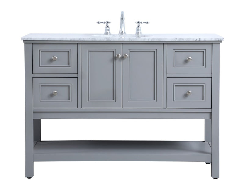 Elegant Lighting - VF27048GR - Single Bathroom Vanity Set - Metropolis - Grey