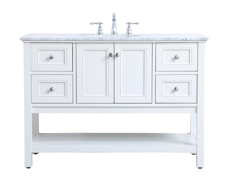 Elegant Lighting - VF27048WH - Single Bathroom Vanity Set - Metropolis - White