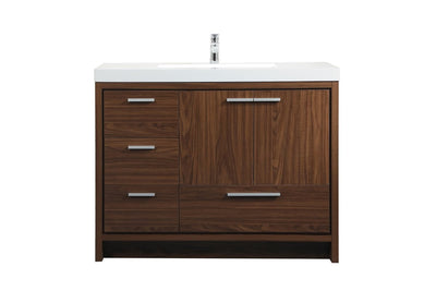 Elegant Lighting - VF46042MWT - Bathroom Vanity Set - Wyatt - Walnut