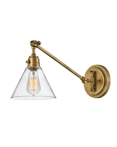 Hinkley - 3690HB-CL - LED Wall Sconce - Arti - Heritage Brass with Clear glass