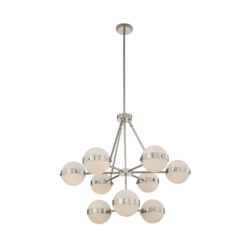 Kalco - 513973PN - LED Chandelier - Tacoma - Polished Nickel