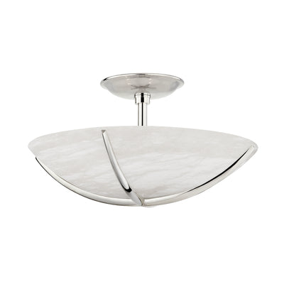 Hudson Valley - 3516-PN - Four Light Semi Flush Mount - Wheatley - Polished Nickel