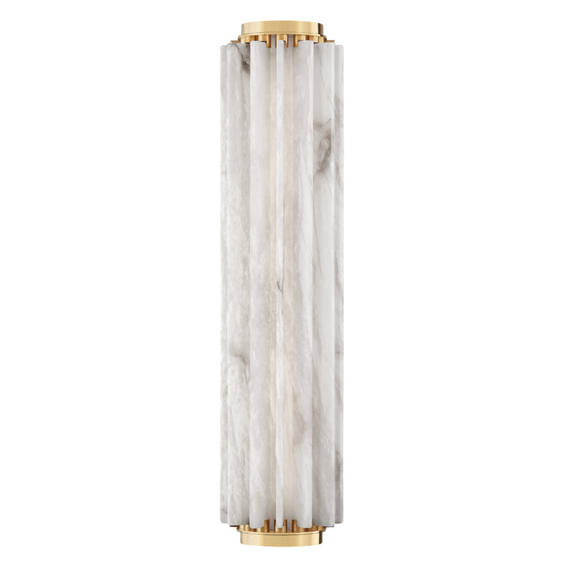 Hudson Valley - 6024-AGB - LED Wall Sconce - Hillside - Aged Brass