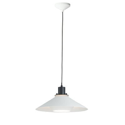 Maxim - 11412BKWT - One Light Pendant - Oslo - Black / White