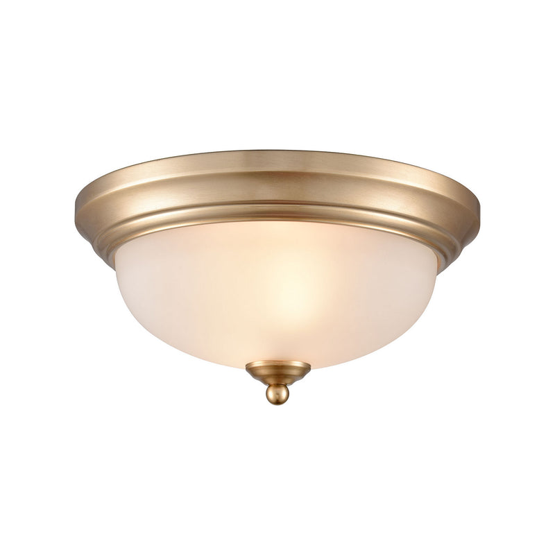 ELK Home - 7002FM/50 - Two Light Flush Mount - Basics - Satin Gold