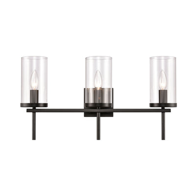 ELK Home - CN290316 - Three Light Vanity - Oakland - Black