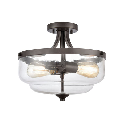 ELK Home - CN320281 - Two Light Semi Flush Mount - Calistoga - Oil Rubbed Bronze