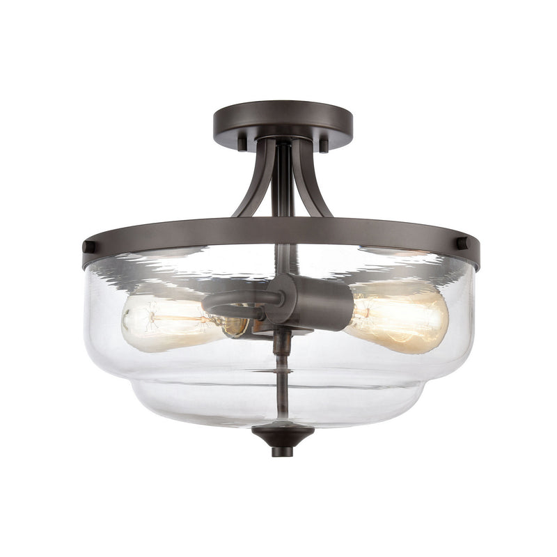 ELK Home - CN320281 - Two Light Semi Flush Mount - Calistoga - Oil Rubbed Bronze