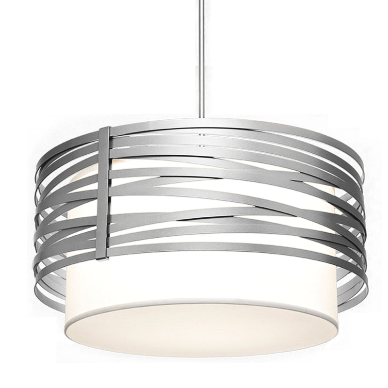 Hammerton Studio - CHB0013-24-BS-SH-001-E2 - Four Light Pendant - Tempest - Metallic Beige Silver