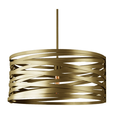 Hammerton Studio - CHB0013-24-GB-0-001-E2 - One Light Pendant - Tempest - Gilded Brass