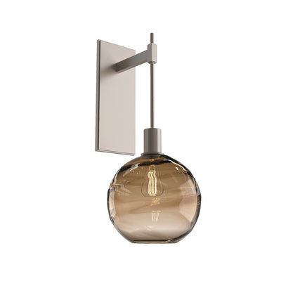 Hammerton Studio - IDB0047-22-BS-OB-E2 - One Light Wall Sconce - Terra - Metallic Beige Silver