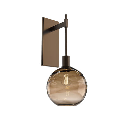 Hammerton Studio - IDB0047-22-FB-OB-E2 - One Light Wall Sconce - Terra - Flat Bronze