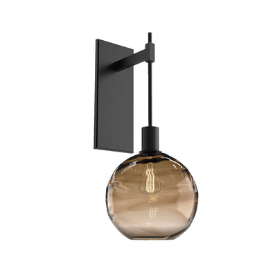 Hammerton Studio - IDB0047-22-MB-OB-E2 - One Light Wall Sconce - Terra - Matte Black