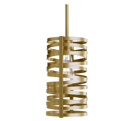 Hammerton Studio - LAB0013-11-GB-0-001-E2 - One Light Pendant - Tempest - Gilded Brass