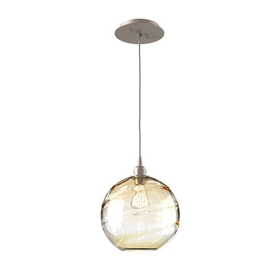 Hammerton Studio - LAB0047-01-BS-OA-C01-E2 - One Light Pendant - Terra - Metallic Beige Silver