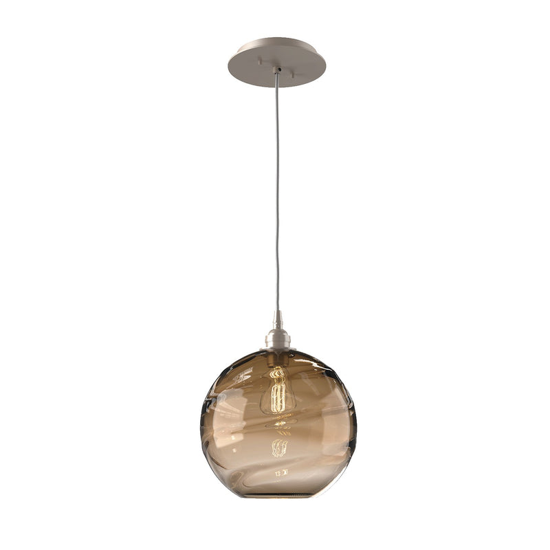 Hammerton Studio - LAB0047-01-BS-OB-C01-E2 - One Light Pendant - Terra - Metallic Beige Silver