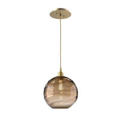 Hammerton Studio - LAB0047-01-GB-OB-C01-E2 - One Light Pendant - Terra - Gilded Brass